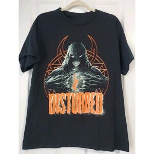 Disturbed 2024 Take Back Your Life Tour T-Shirt Men's Size L Black